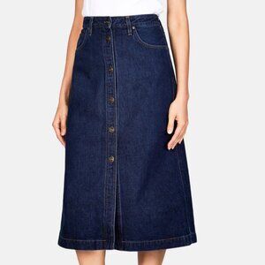 GOLDSIGN Easton Denim A-Line Skirt (SIZE 25 - 100% COTTON)